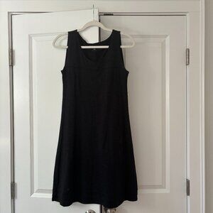 Horny Toad Pullover Oolong Sleeveless Tank Dress Scoop Neck Black Women's Medium